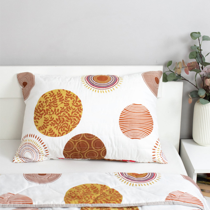 Комплект 2 в 1 одеяло 1,5сп + подушка стеганая 50х70 см 'ЛИССЕРО' 2 в 1, 1,5-сп.